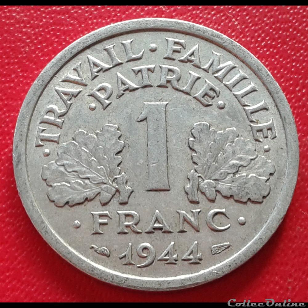 1944 C - 1 franc monnaies france modernes 1944 c 1 franc