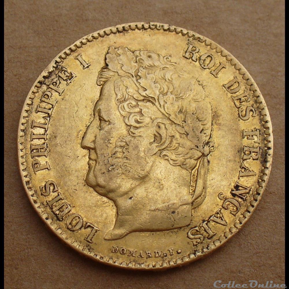 1832 - 40 francs OR monnaies monde france 1832 40 francs or