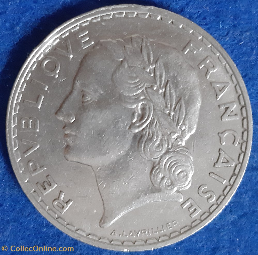 monnaies monde france 1933 5 francs