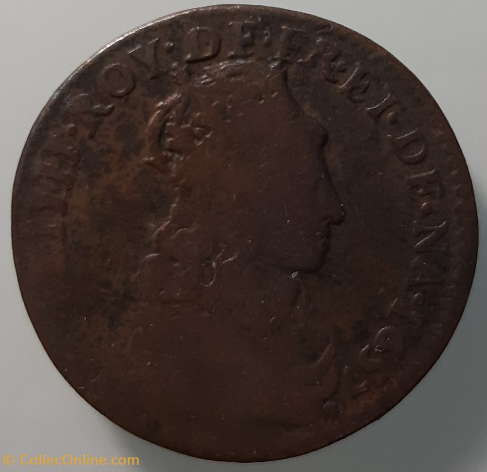 1657 I - Liard de France monnaies monde 1657 i liard de france