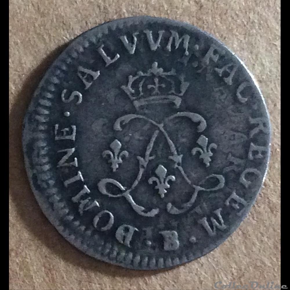 monnaies europe medievale france royales 1692 4 sols aux 2 l couronnes