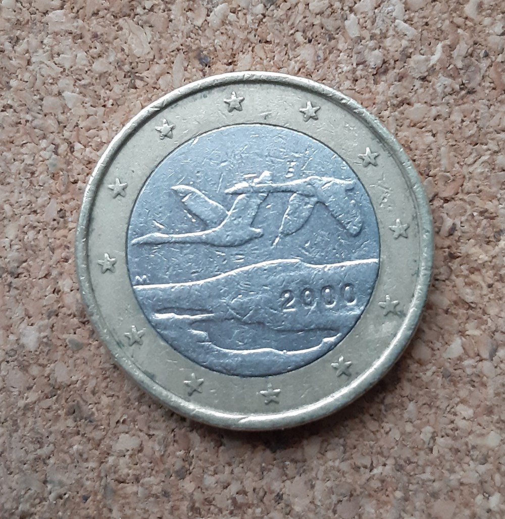 monnaies euros finlande 1 euro 2000