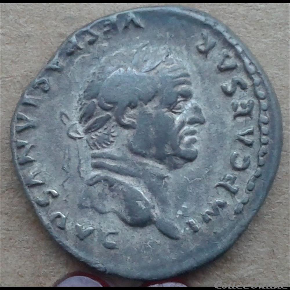 Vespasien - denier - pax - 75 monnaie antique romaine vespasien denier pax 75