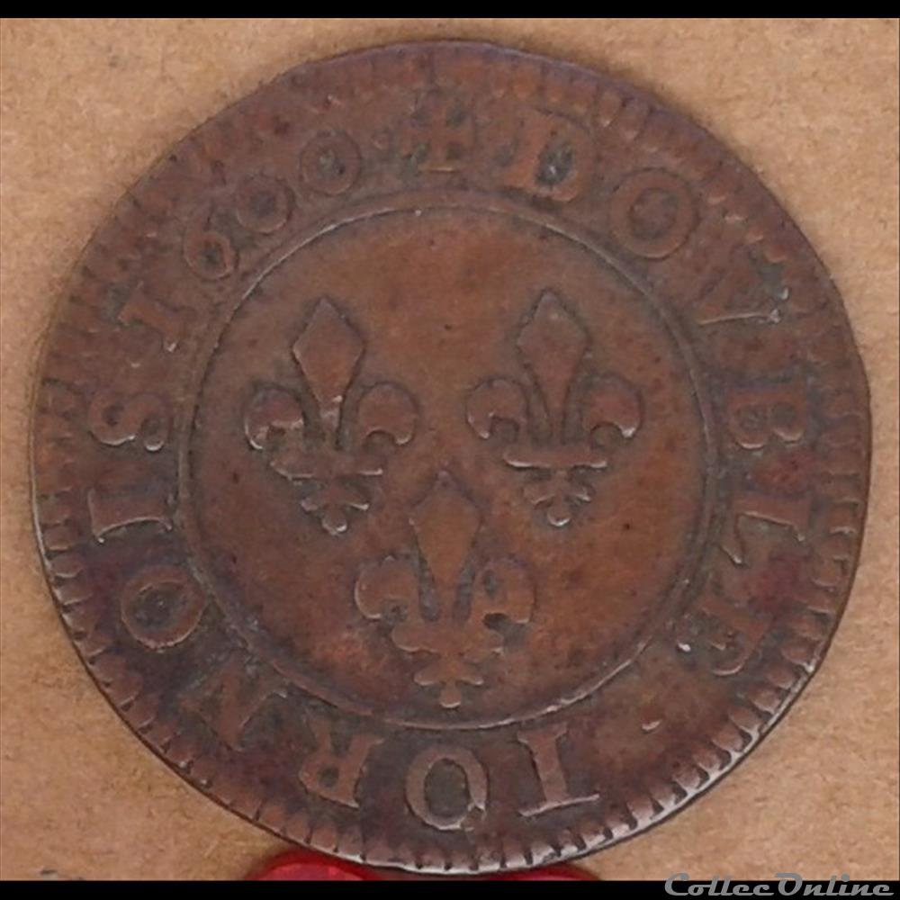 monnaies france 1600 a double tournoi henri iv