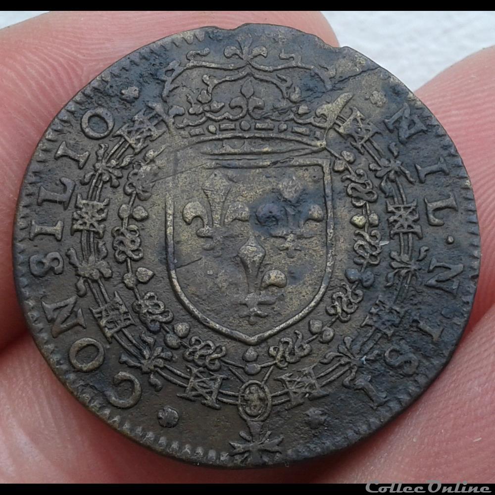 Jeton - Henri III - Conseil du roi monnaies jetons mereaux jeton henri iii conseil du roi
