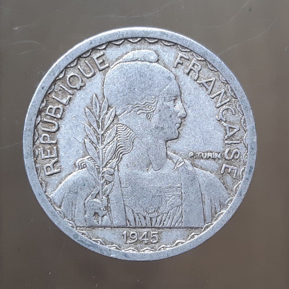 Indochine Francaise – 20 centimes 1945 monnaies colonies francaises indochine francaise 20 centimes 1945