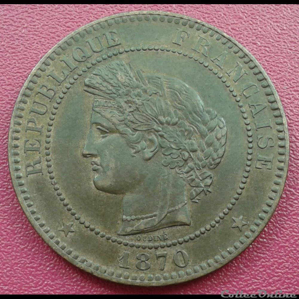 1870 A - A moyen monnaie france moderne 1870 a a moyen