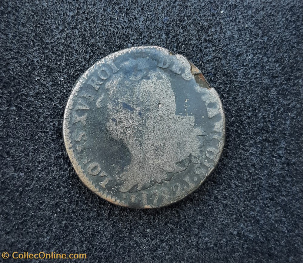 1792 I - 2 sols françois monnaies france modernes 1792 i 2 sols francois