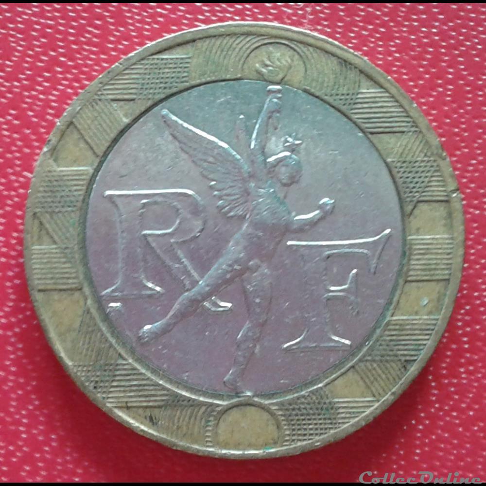 10 francs génie 1989 - 13 stries 2 monnaie france moderne 10 francs genie 1989 13 stries