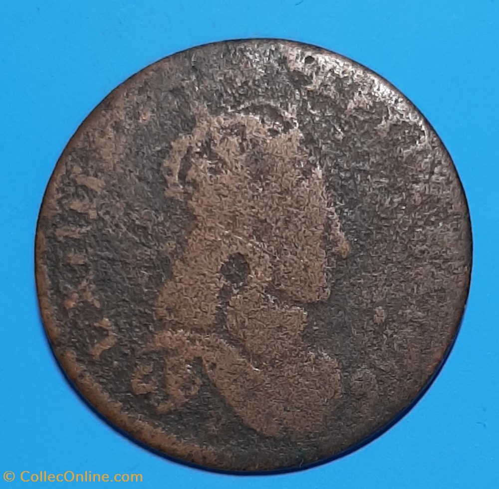monnaie 1656 i liard de france