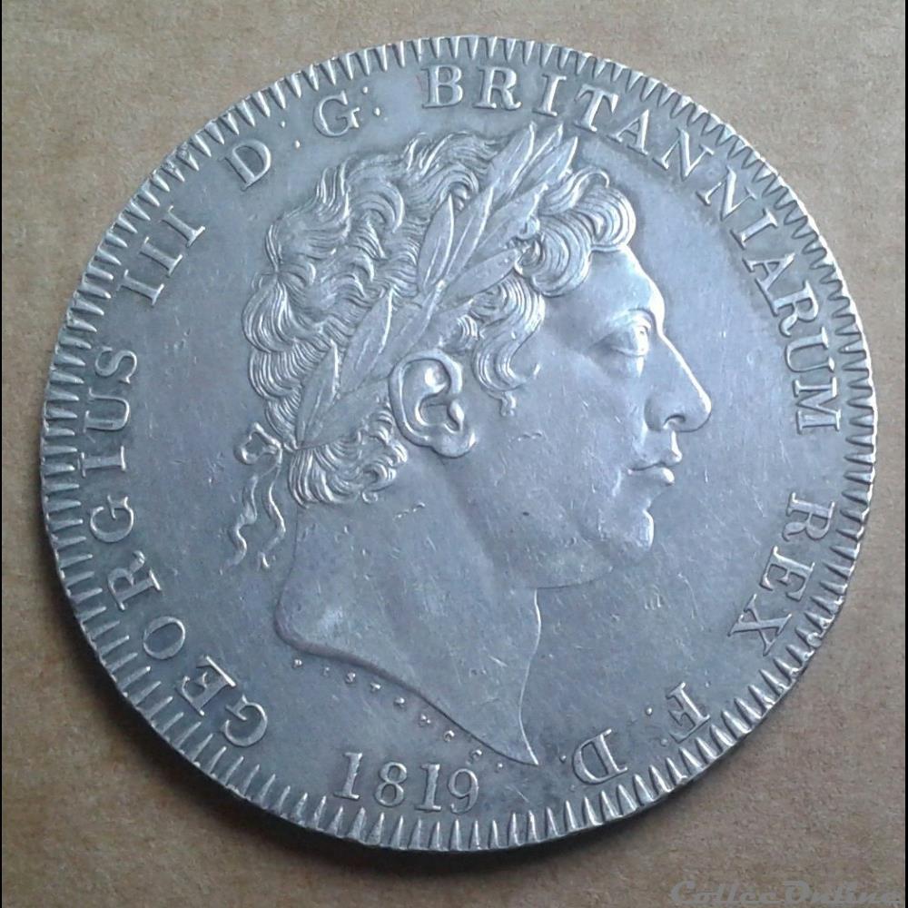 monnaie monde royaume uni 1 crown 1819