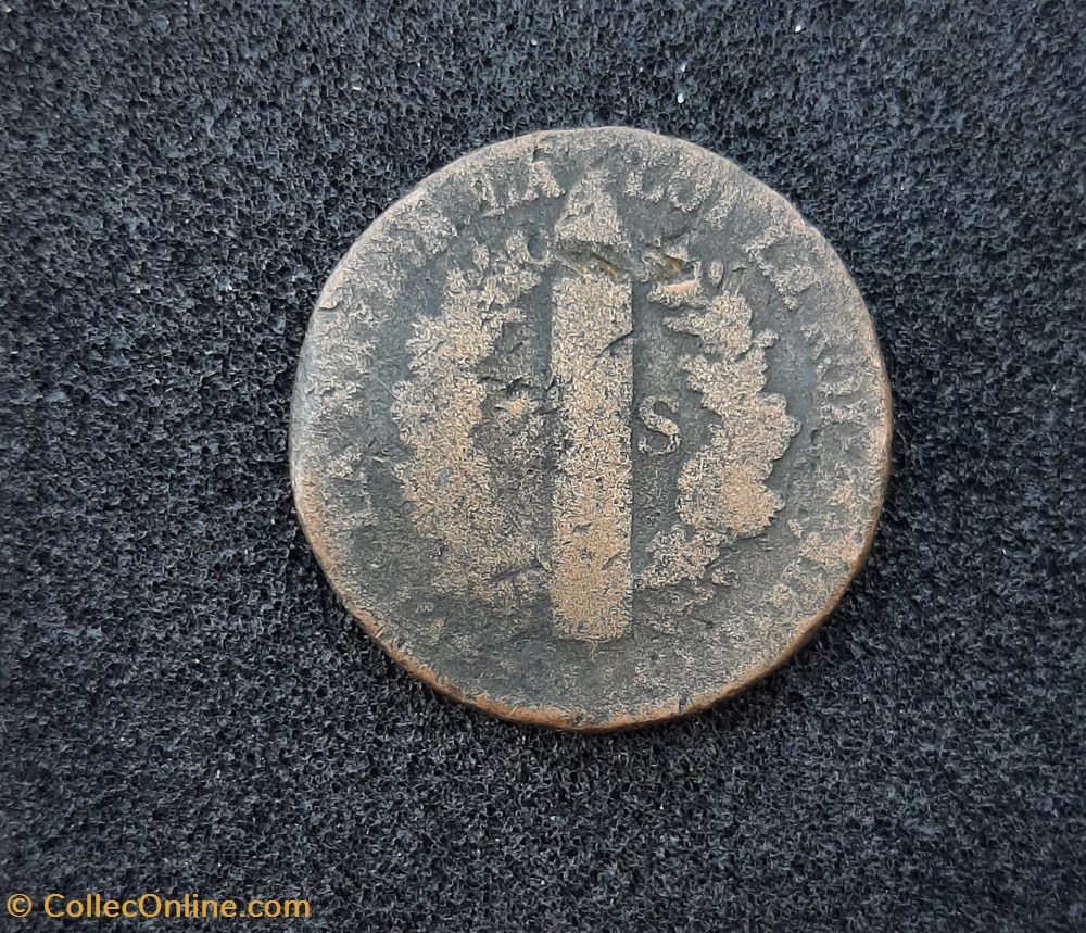 1793 BB - 2 sols français 4 monnaies france modernes 1793 bb 2 sols francais