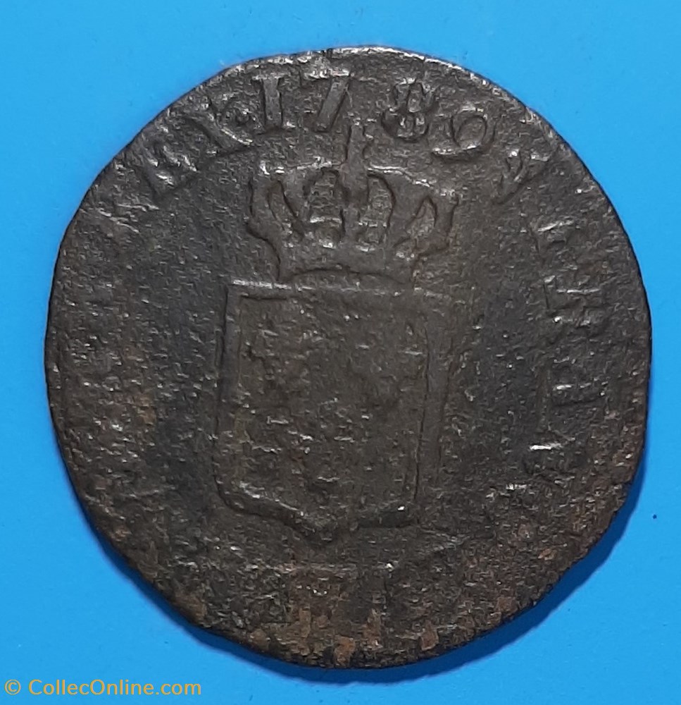 1789 W - Liard à l'écu monnaie 1789 w liard a ecu