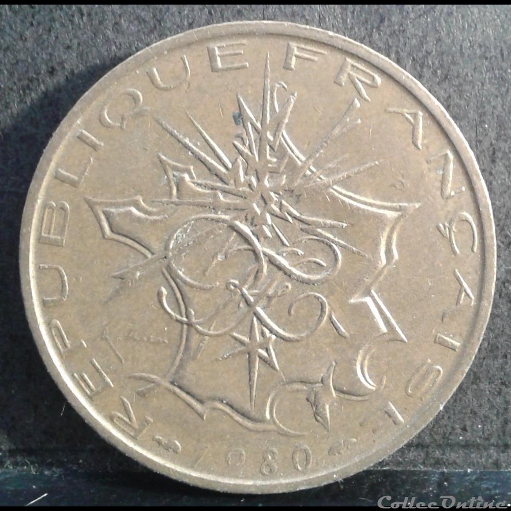 1980 - tranche A monnaie france moderne 1980 tranche a