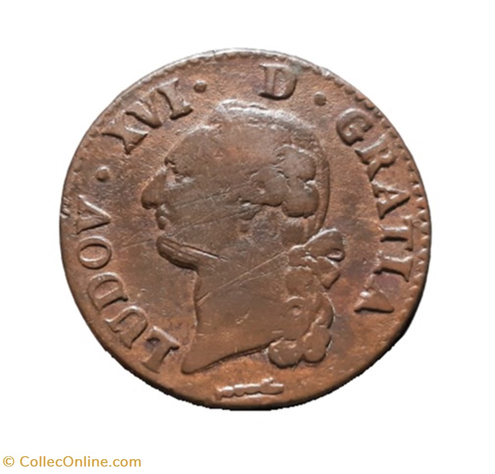 monnaies europe medievale france royales 1788 sol du bearn louis xvi
