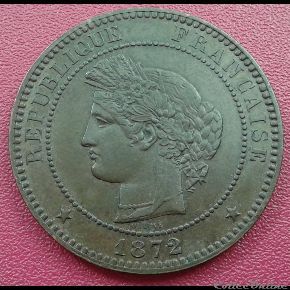 1872 A monnaie france moderne 1872 a