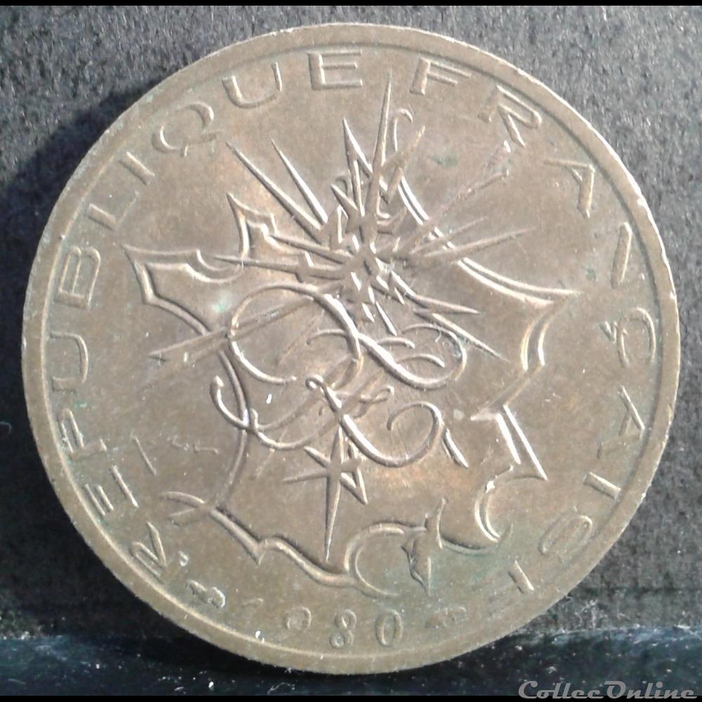 monnaie france moderne 1980 tranche b