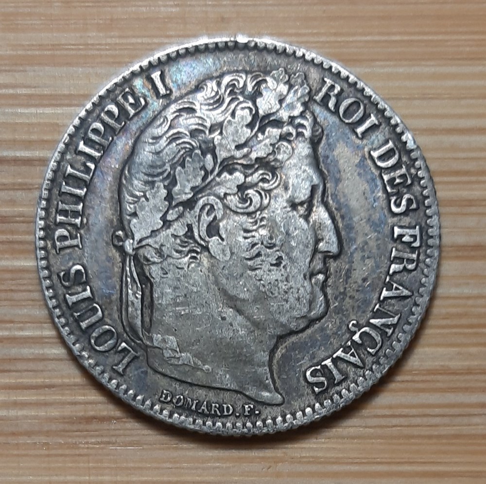 1839 - 1 franc monnaies monde france 1839 1 franc