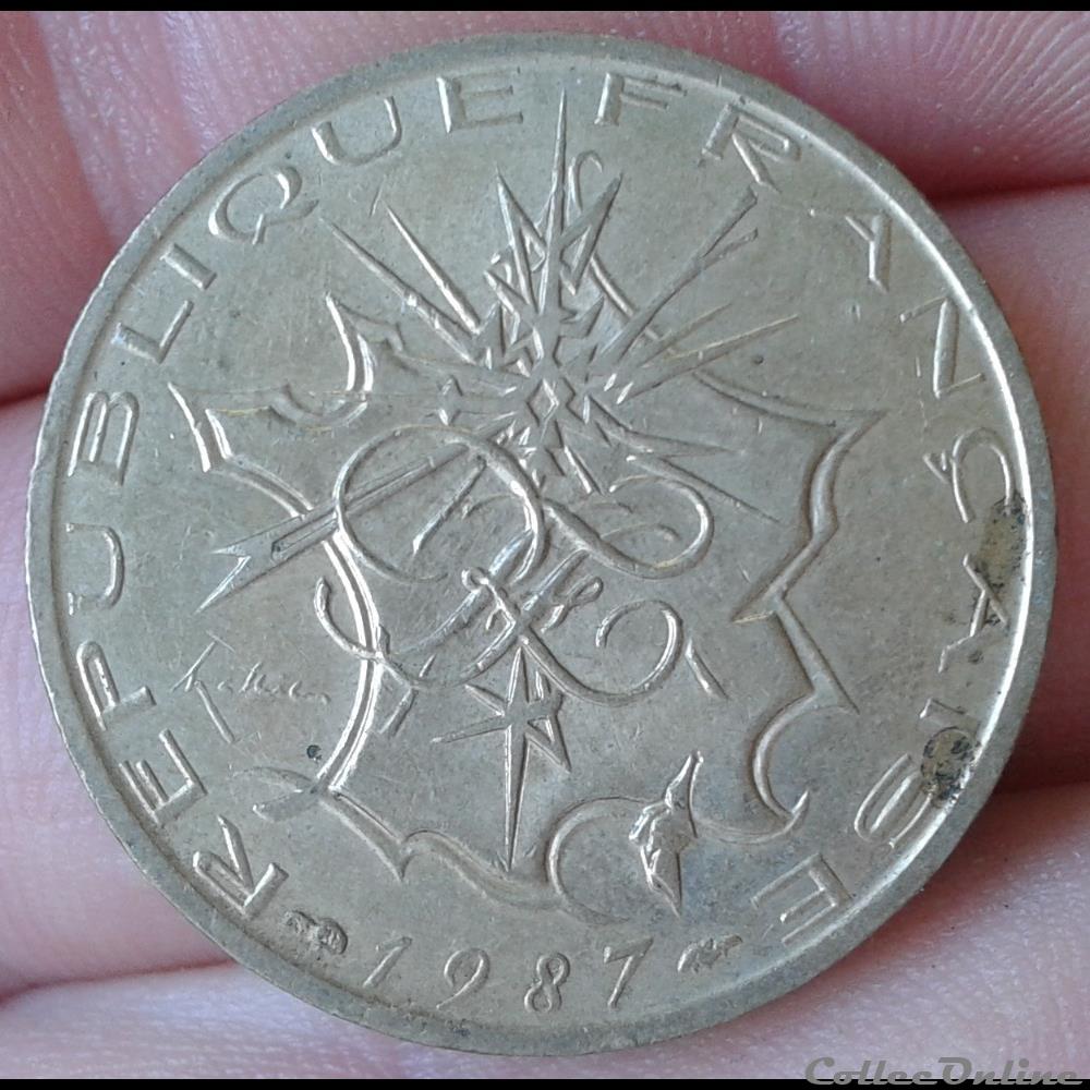 monnaie france moderne 1987 tranche b