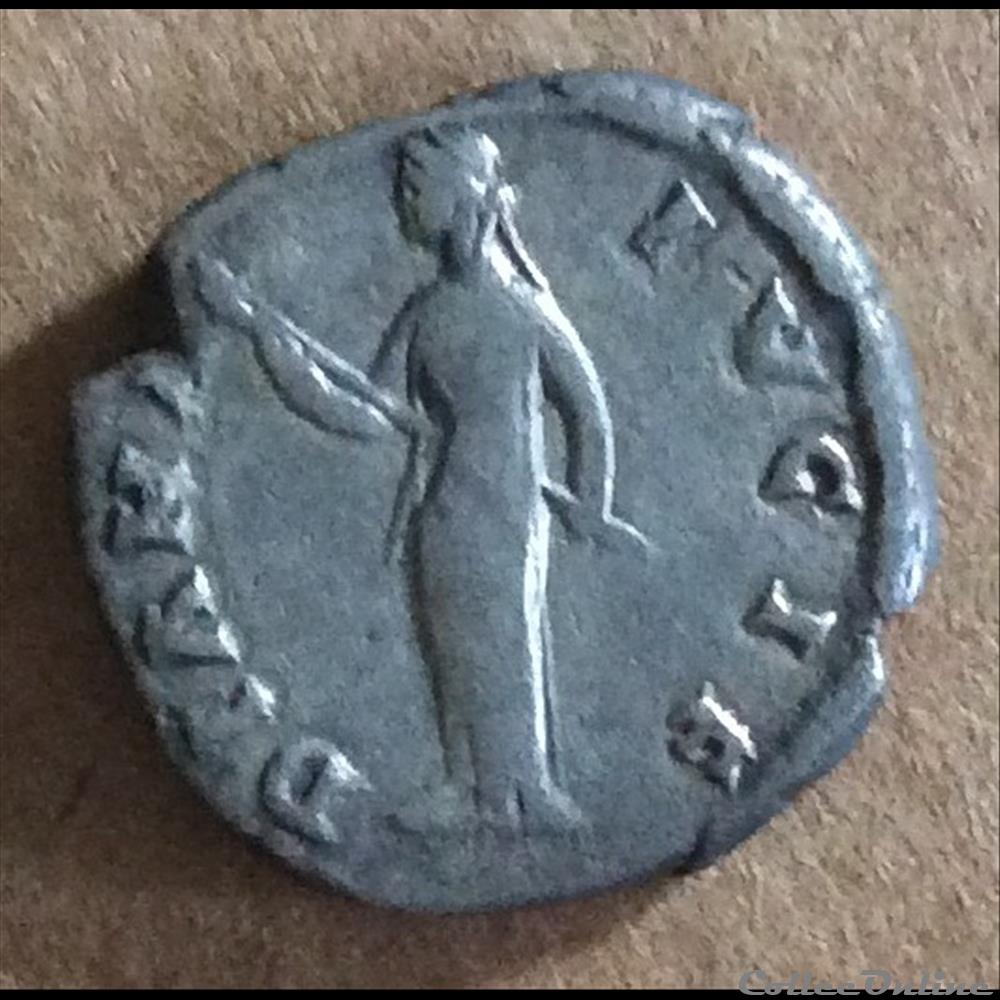 96/192 - ANTONINS- FAUSTINE JEUNE - denier monnaies antiques av jc ap romaines republicaines imperiales 96 192 antonins faustine jeune denier