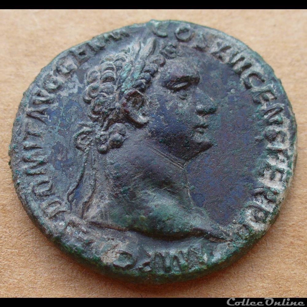 Domitien - As - Moneta monnaie antique romaine domitien as moneta