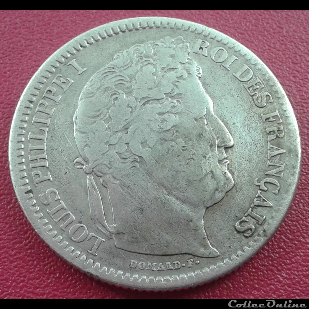 1836 - 2 francs monnaies monde france 1836 2 francs