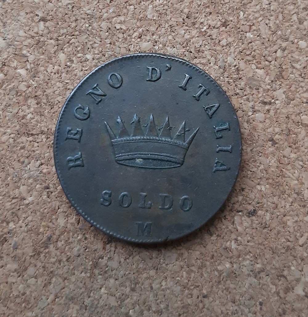 Italie - 1 soldo 1810 monnaies monde italie 1 soldo 1810