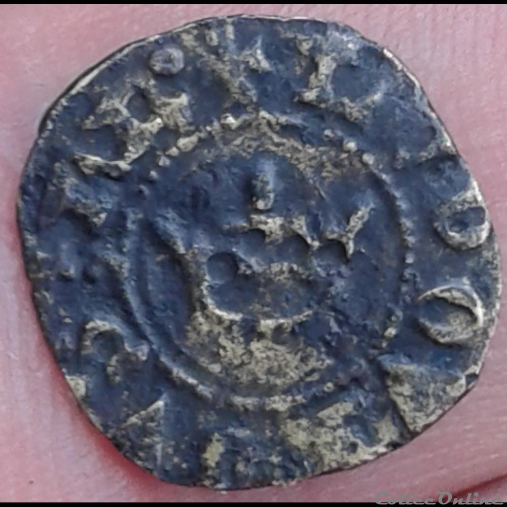 Louis XI le prudent - obole tournois monnaie france royale louis xi le prudent obole tournois