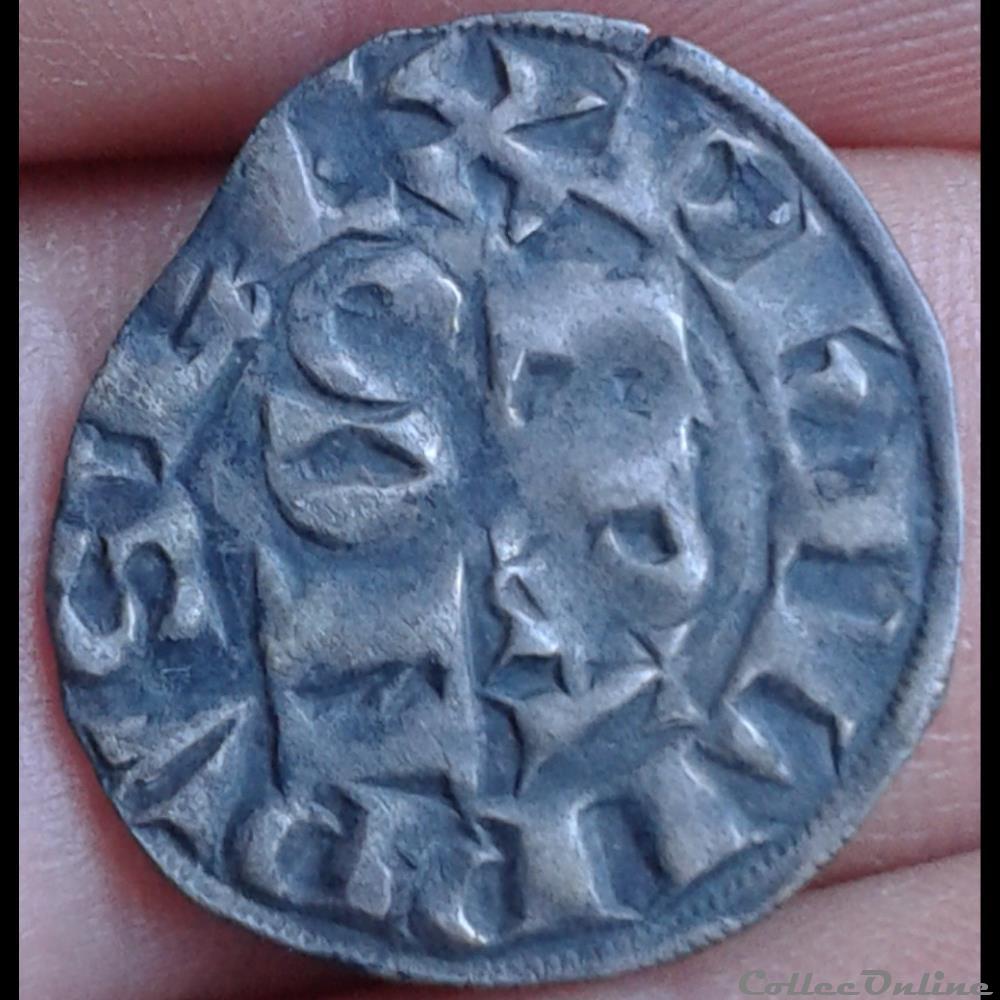 monnaie france royale philippe ii dit philippe auguste denier parisis