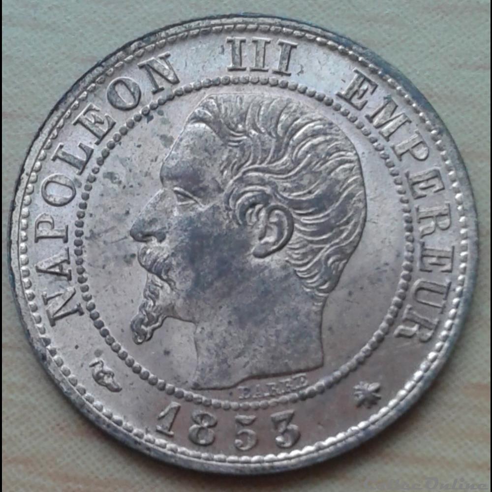 1853 BB - 1 centime monnaies france a modernes 1853 bb 1 centime