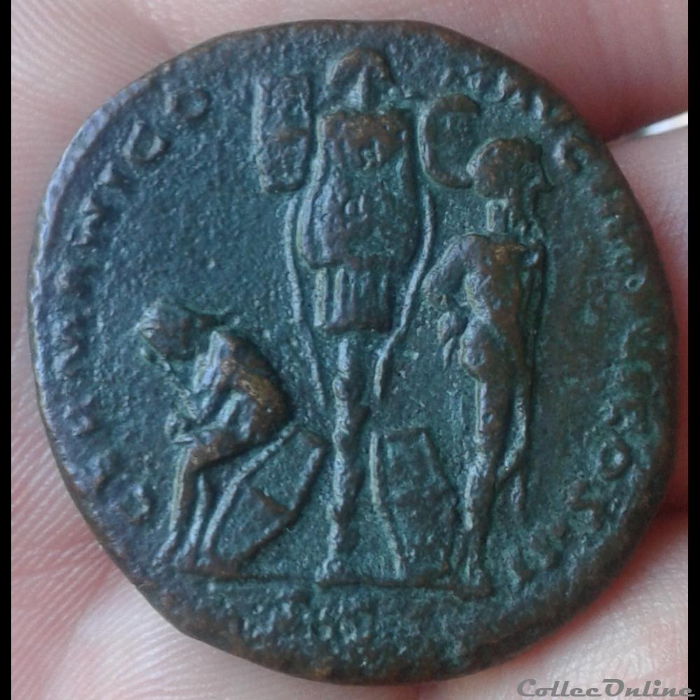 96/192 - ANTONINS- MARC AURELE - Sesterce monnaies antiques av jc ap romaines republicaines imperiales 96 192 antonins marc aurele sesterce