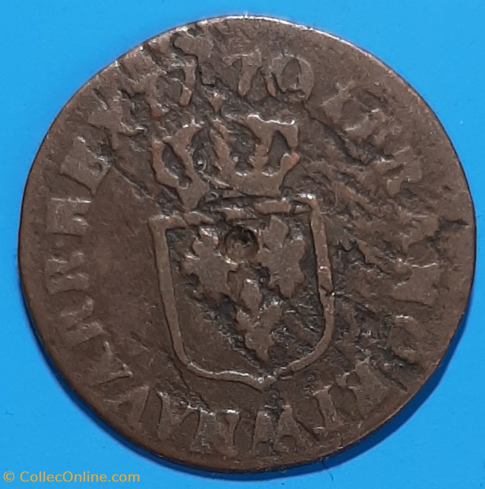 monnaie 1770 w liard a la vielle tete