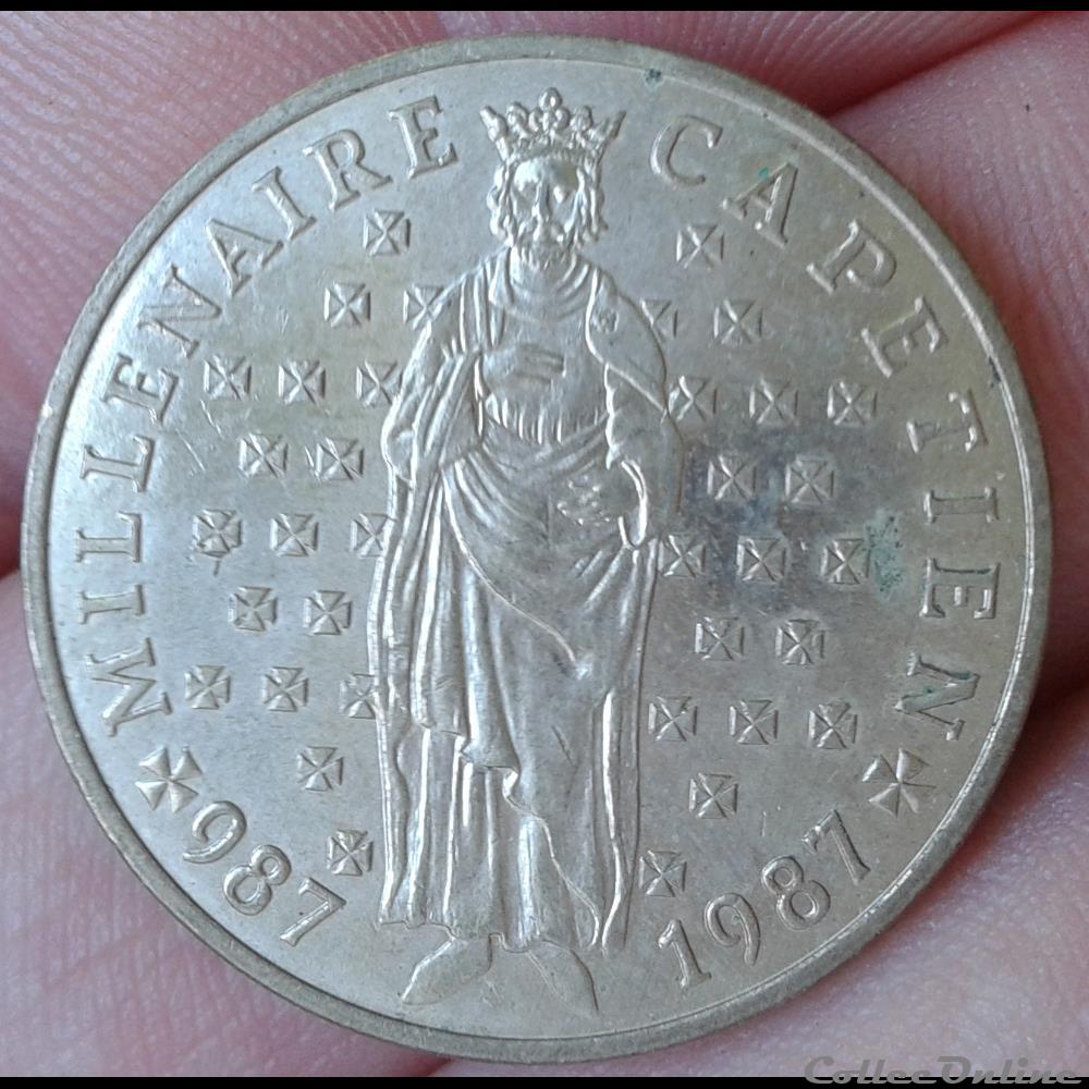 1987 - Commémo monnaie france moderne 1987 commemo