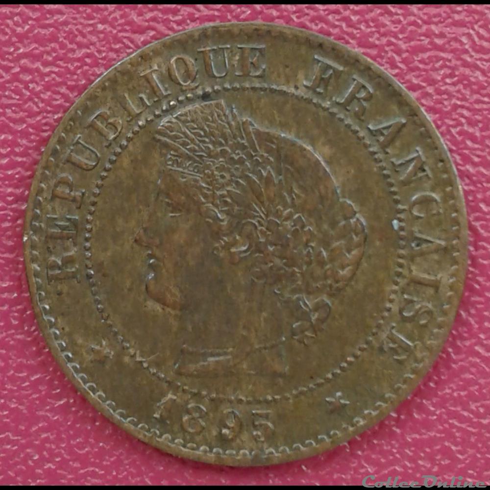 1895 A - 1 centime monnaies france modernes 1895 a 1 centime