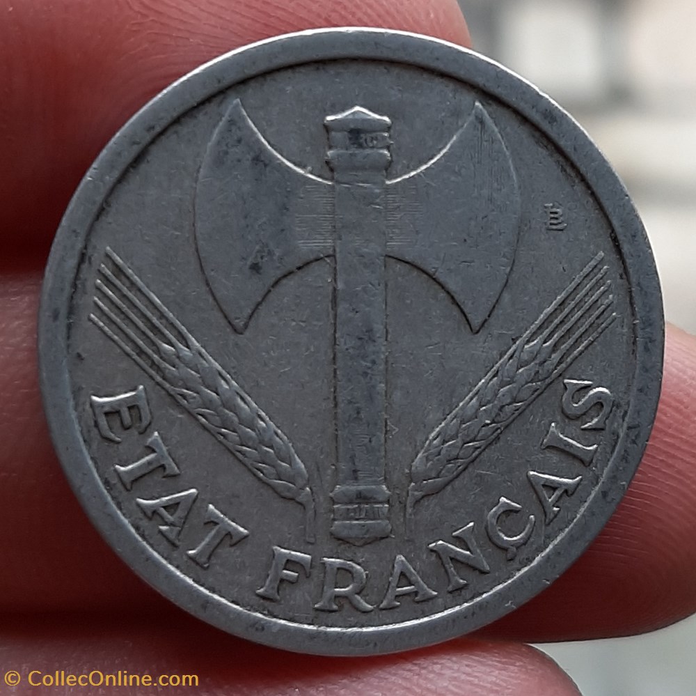 1943 - 2 francs monnaie france moderne 1943 2 francs