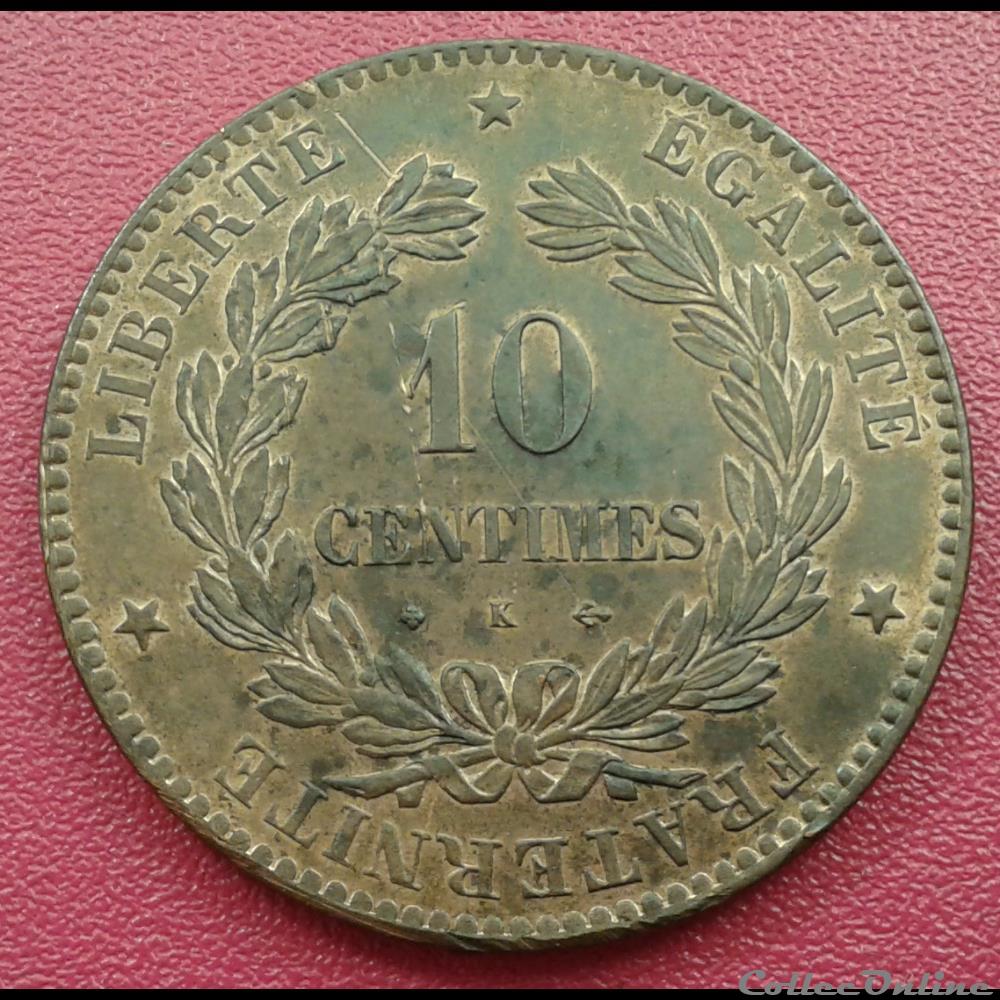 1875 K monnaie france moderne 1875 k
