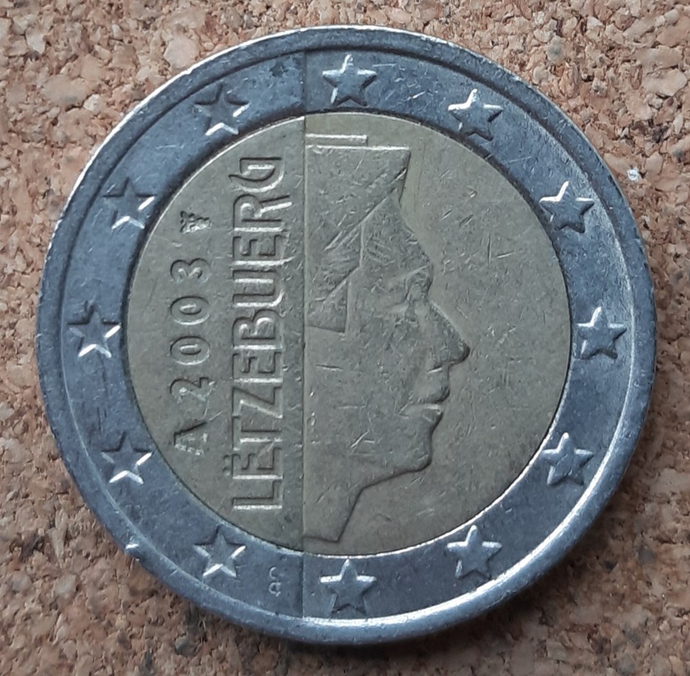 monnaies a luxembourg 2 euros 2003