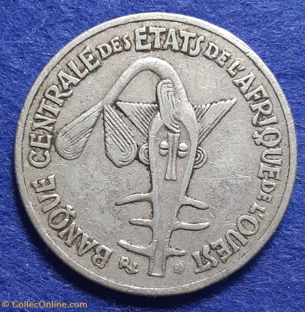 monnaies monde l etats afrique de ouest 50 francs 1972