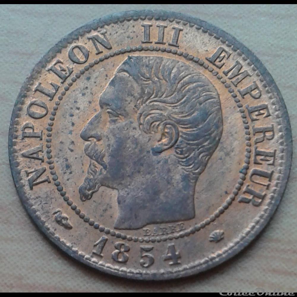 1854 MA - 1 centime monnaies france modernes 1854 ma 1 centime