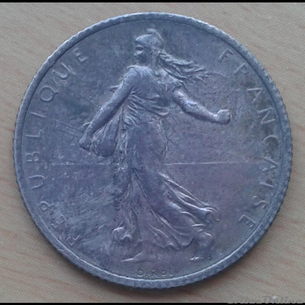 1916 - 1 franc monnaies france modernes 1916 1 franc