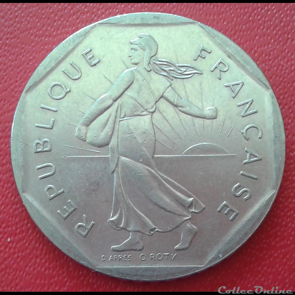 1979 - 2 francs monnaies monde france 1979 2 francs