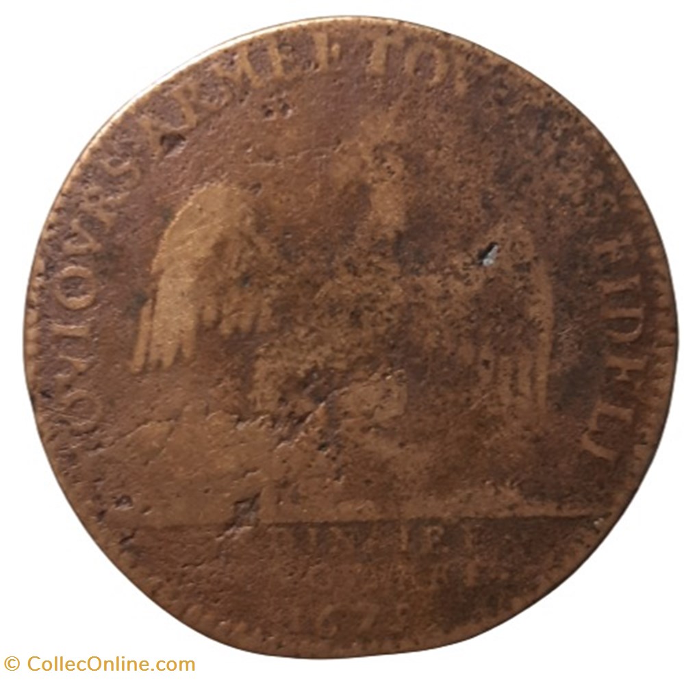 Jeton Louis XIV - ordinaire des guerres-1675 monnaies paranumismatique jetons poids jeton louis xiv ordinaire des guerres 1675
