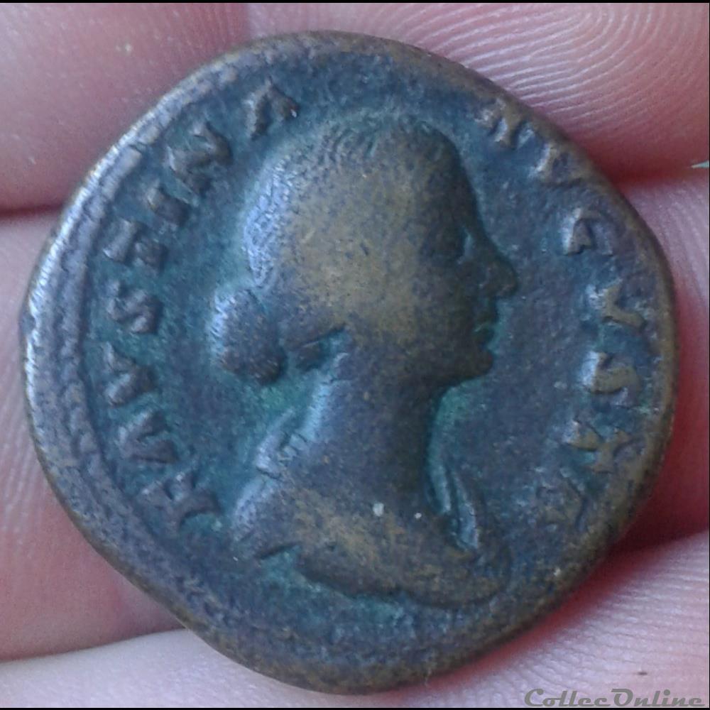 96/192 - ANTONINS- FAUSTINE JEUNE - As monnaies antiques av jc ap romaines republicaines imperiales 96 192 antonins faustine jeune as
