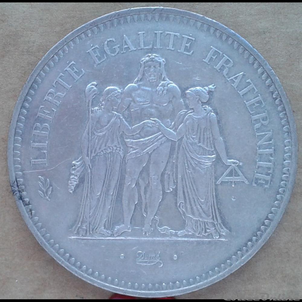 1977 - 50 francs monnaies france 1977 50 francs