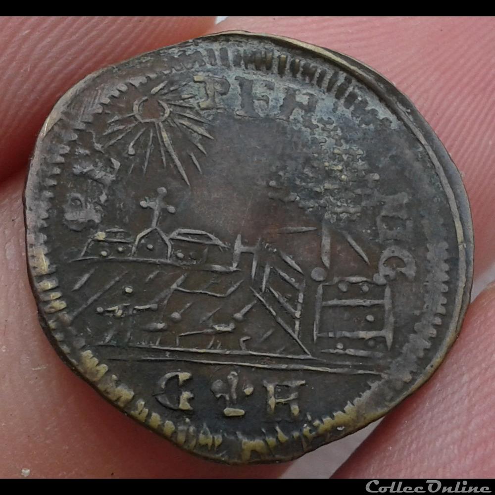 monnaies jetons mereaux jeton louis xvi