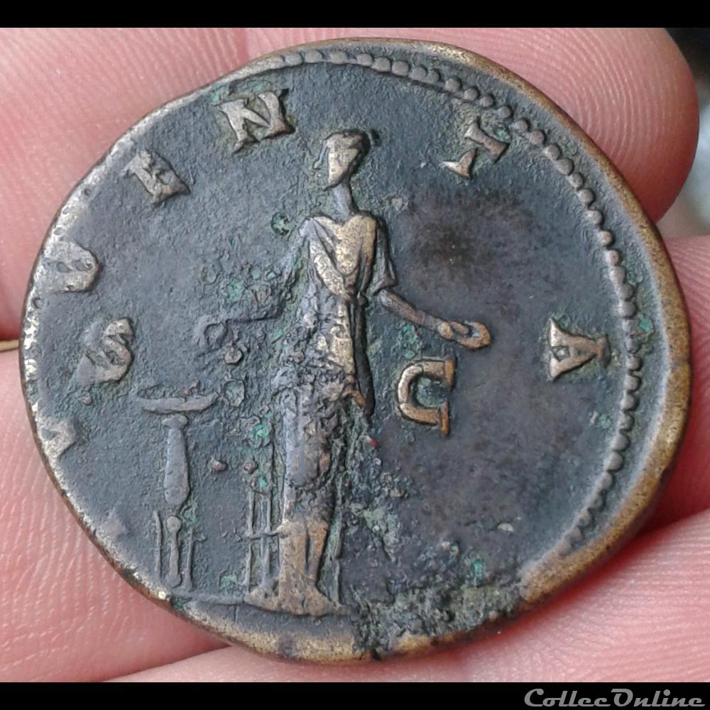 96/192 - ANTONINS- MARC AURELE - Sesterce monnaies antiques av jc ap romaines republicaines imperiales 96 192 antonins marc aurele sesterce