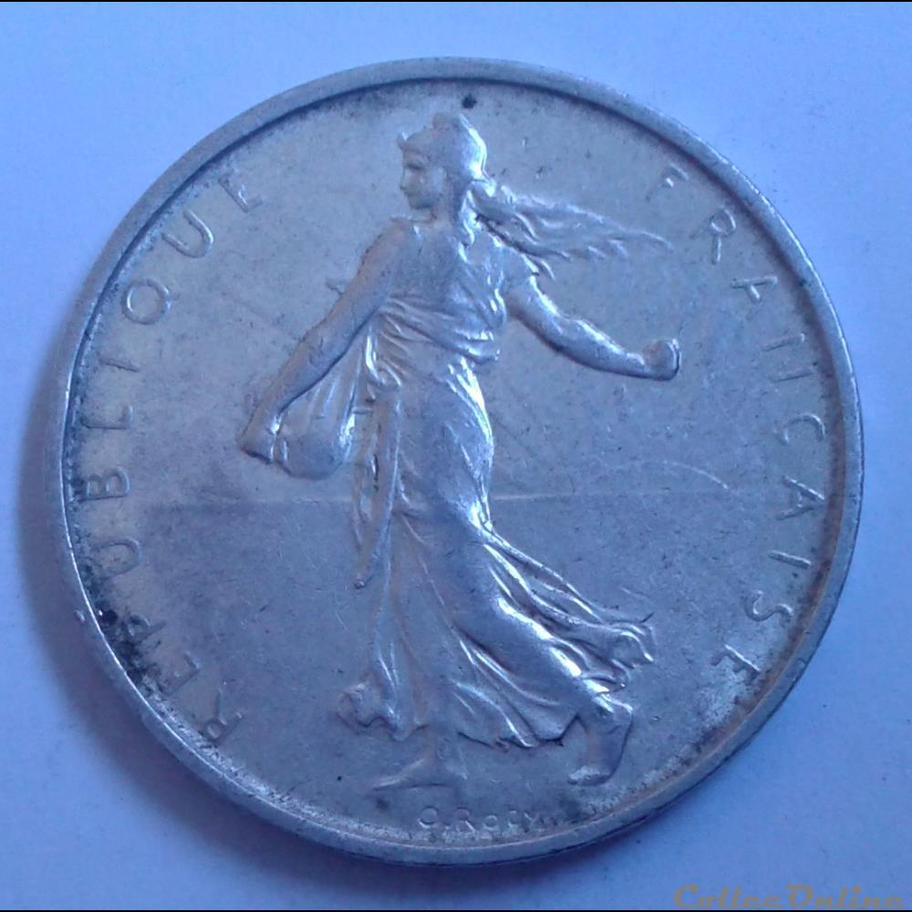 1965 - 5 Francs monnaies monde france 1965 5 francs