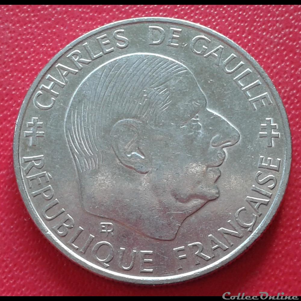 1998 - 1 franc - De Gaulle monnaies france modernes 1998 1 franc de gaulle