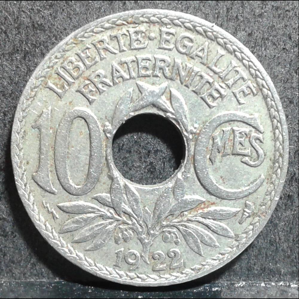 1922 - poissy monnaie france moderne 1922 poissy