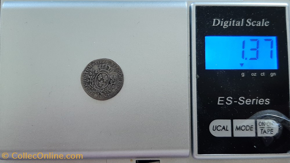 1779 A - 1/20 ème écu 4 monnaies 1779 a 1 20 eme ecu